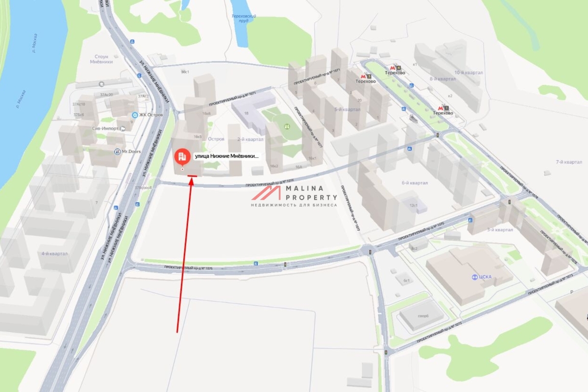 Аренда помещения под общепит в жилом комплексе "Остров"