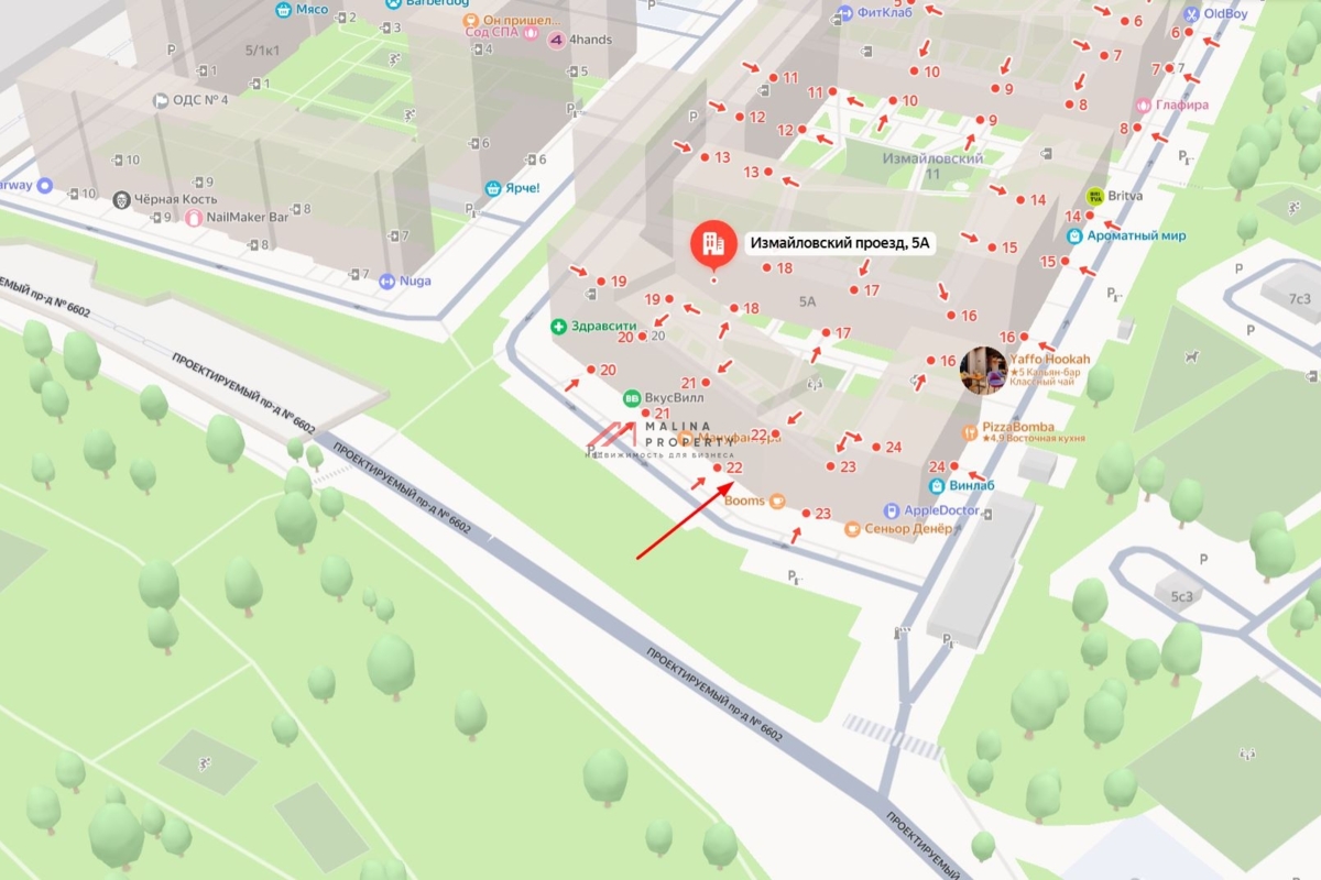 Продажа коммерческого помещения на Измайловском проезде