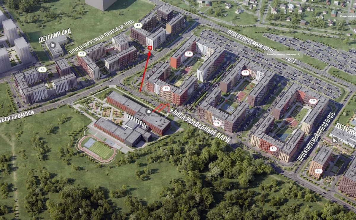 Продажа торгового помещения в ЖК «Середневский лес»