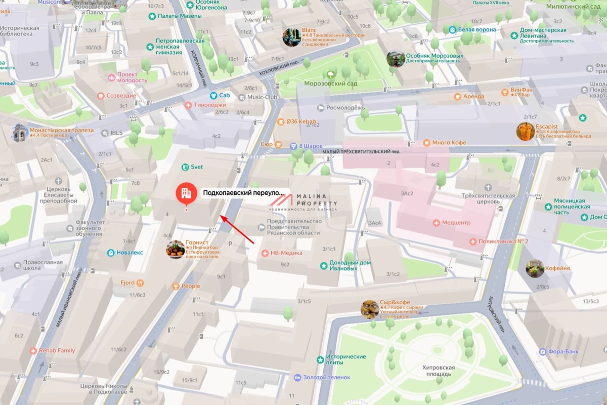 Аренда помещения под ресторан на Китай-городе