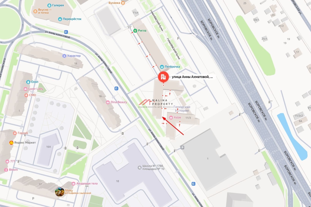 Аренда нежилого помещения на Анны Ахматовой