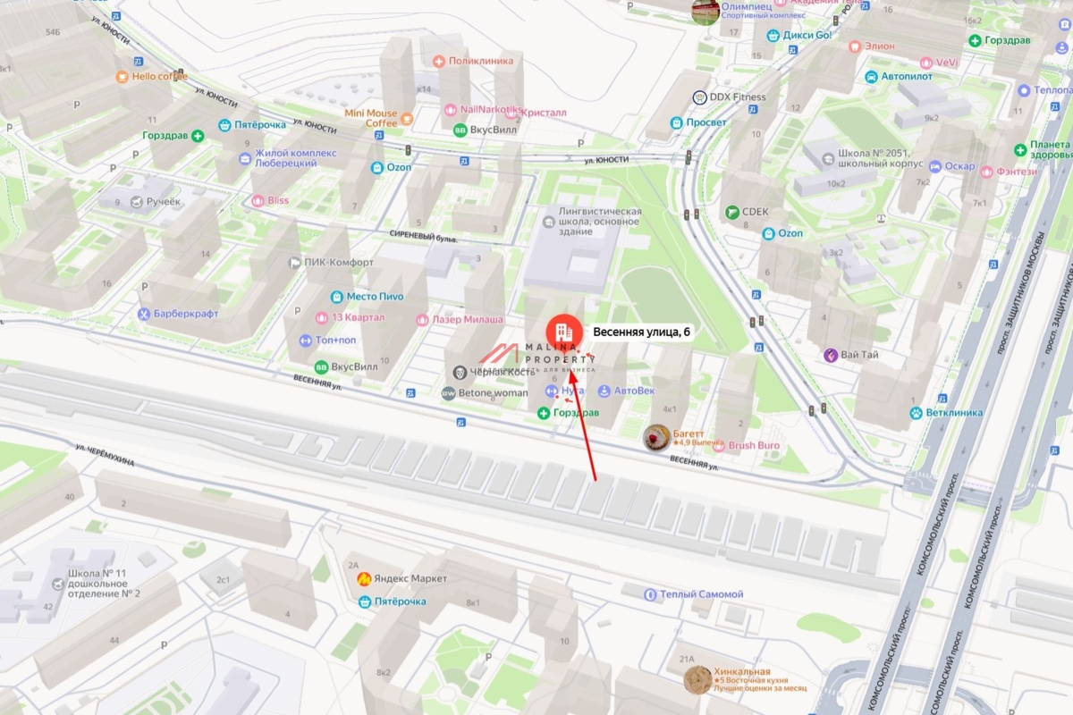 Продажа торгового помещения в жилом комплексе