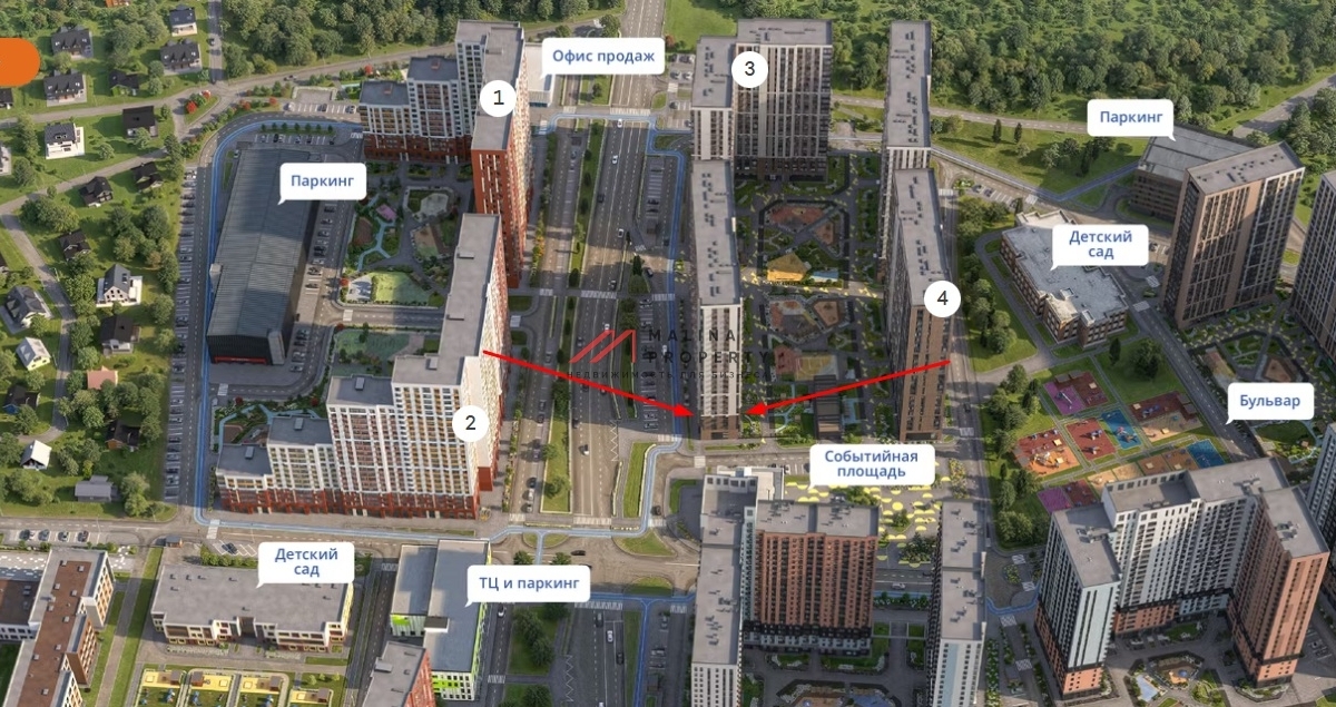 Продажа помещения с арендатором Магнит у дома в ЖК "1-й Донской"