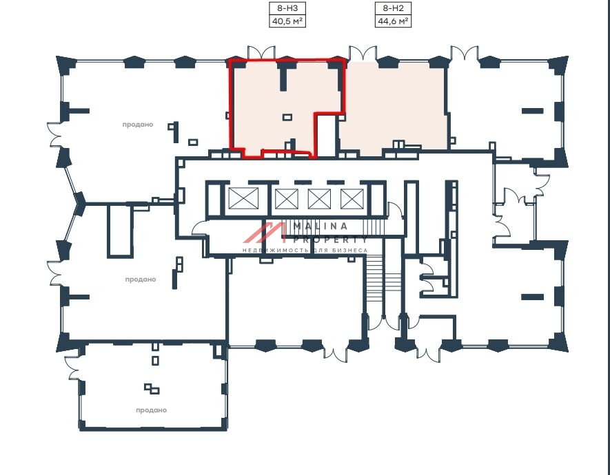 Продажа помещения в жилом комплексе level Мичуринский