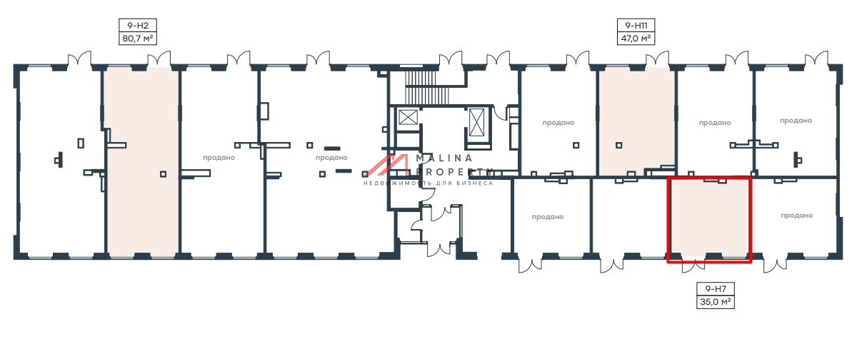 Продажа помещения в жилом комплексе level Мичуринский