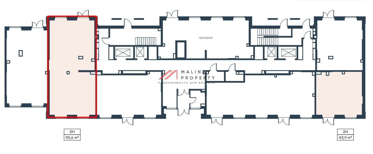 Продажа помещения в жилом комплексе level Мичуринский