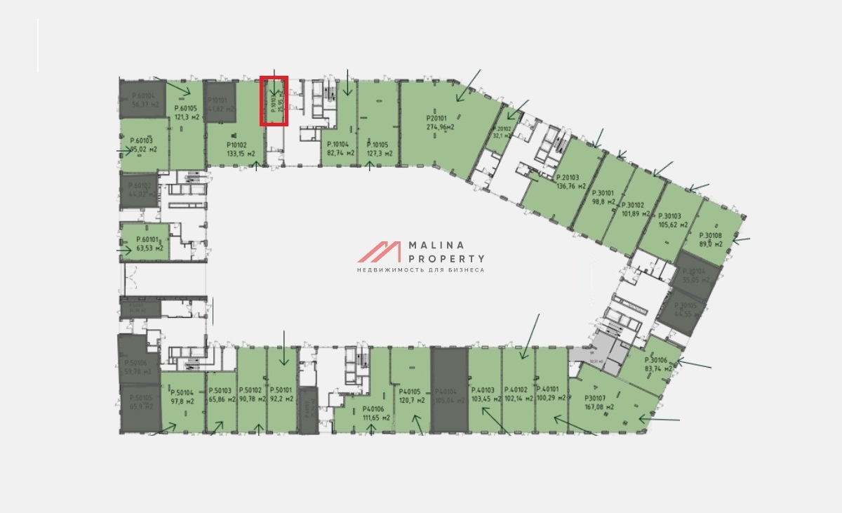 Продажа торгового помещения в жилом комплексе Мыс