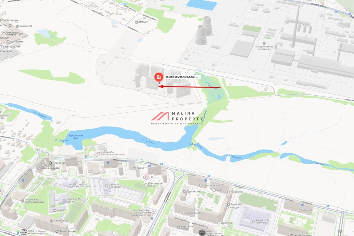 Продажа коммерческого помещения в ЖК "Белый Grad" 