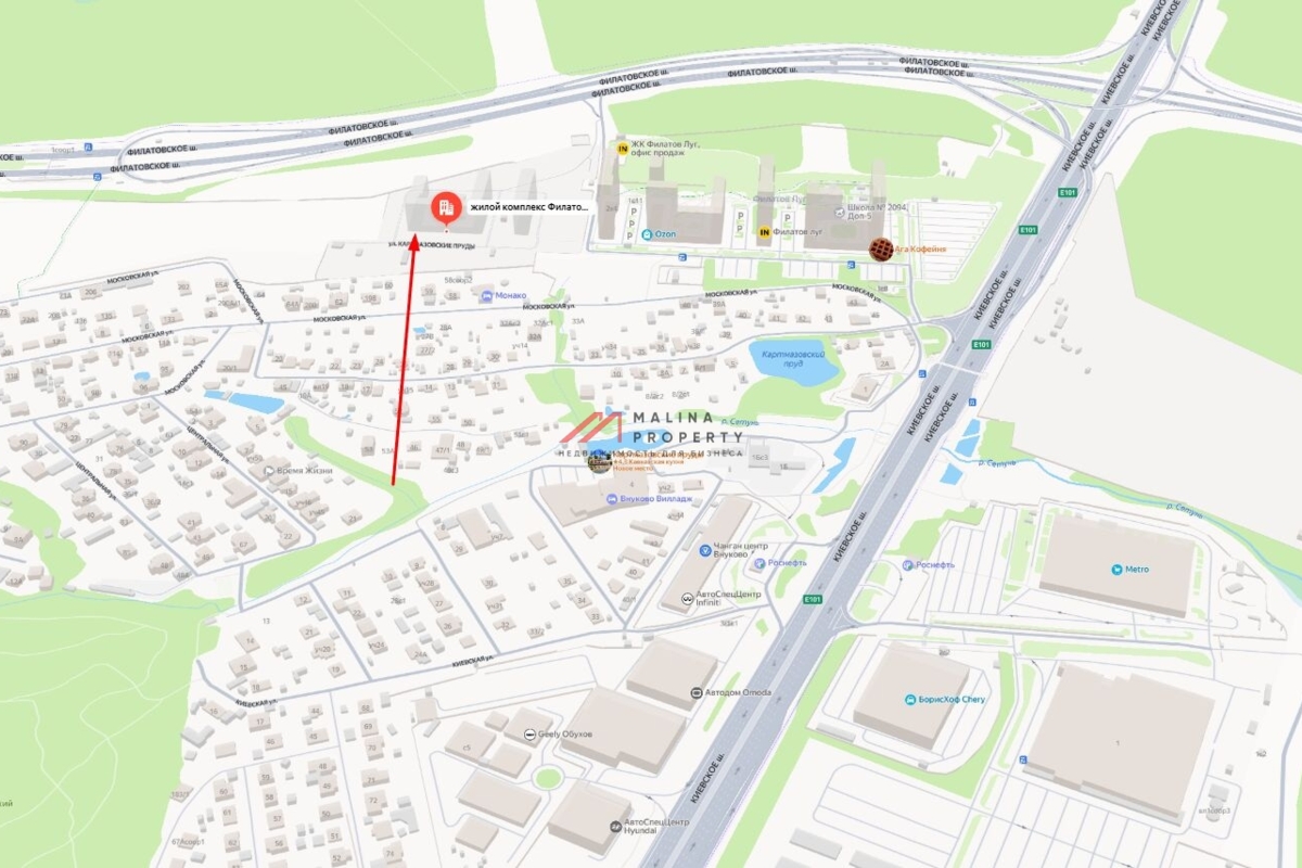 Продажа торгового помещения в ЖК "Филатов луг"