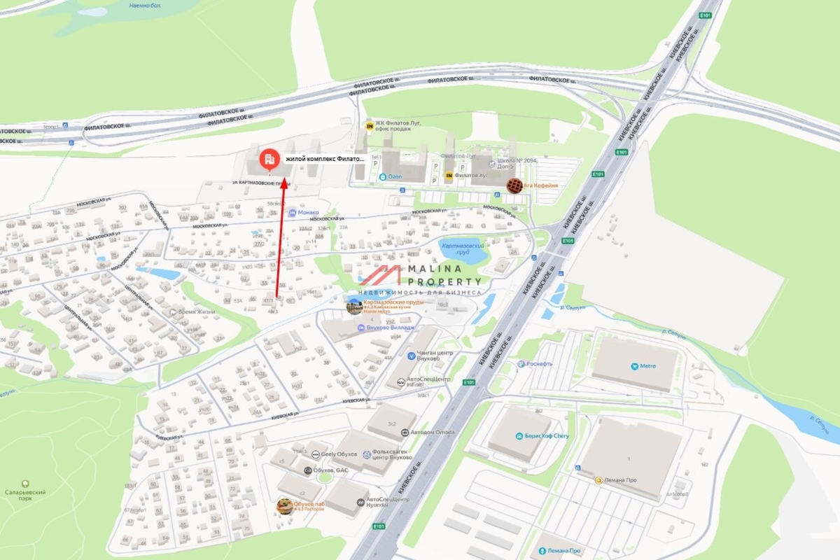 Продажа торгового помещения в ЖК "Филатов луг"