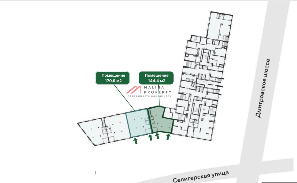 Продажа торгового помещения рядом с метро Селигерская