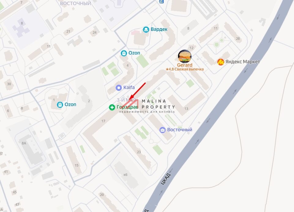 Продажа помещения с аптекой Горздрав 