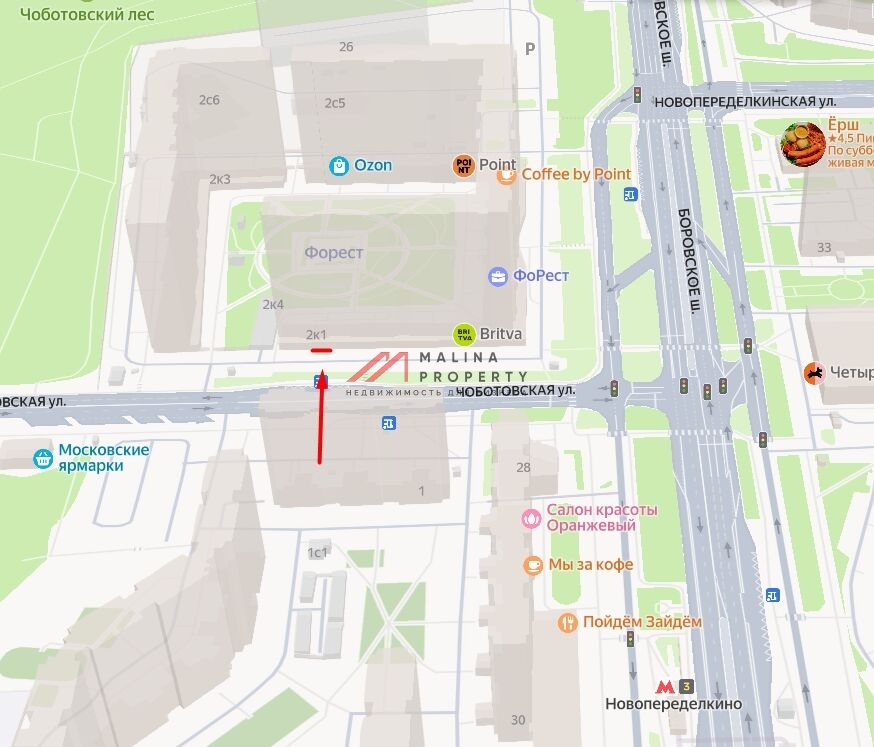 Аренда помещения рядом с метро Новопеределкино