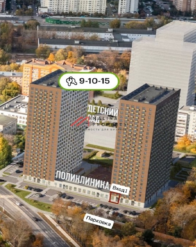 Аренда торгового помещения в ЖК "Томилинский Бульвар" 