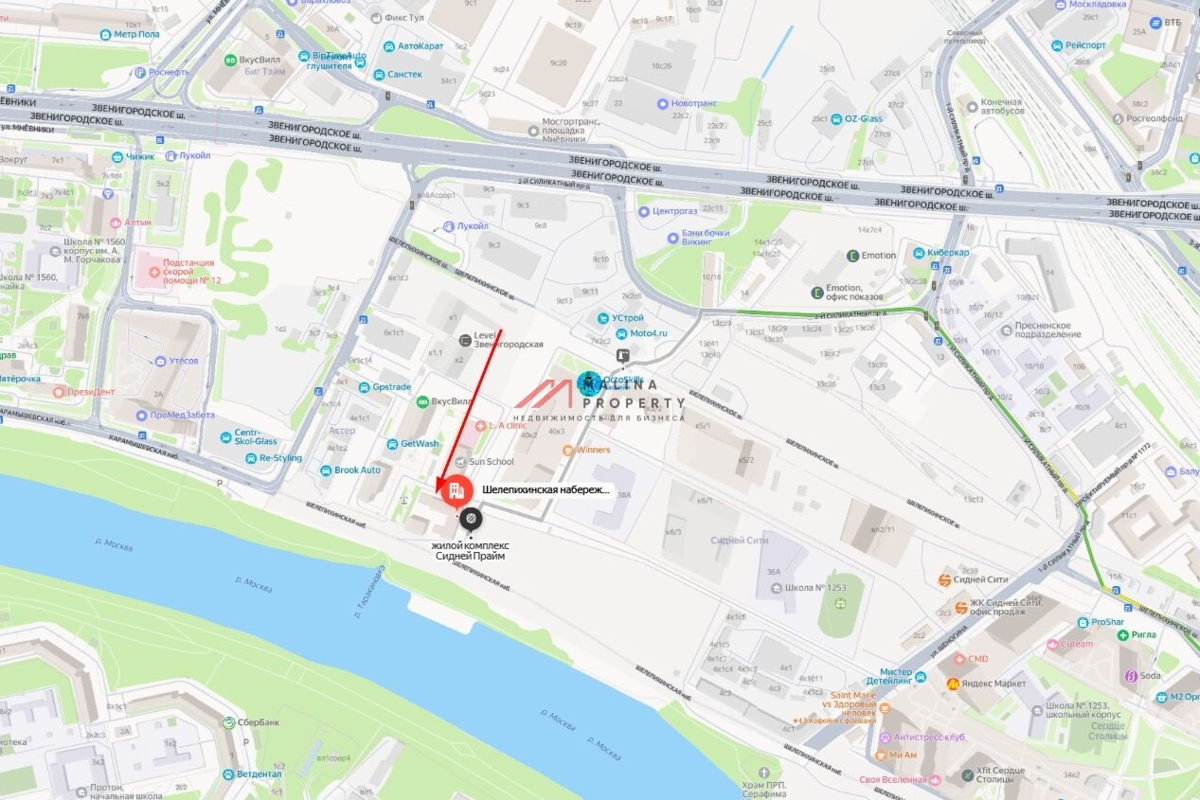 Аренда торгового помещения в ЖК "Sydney-Prime"