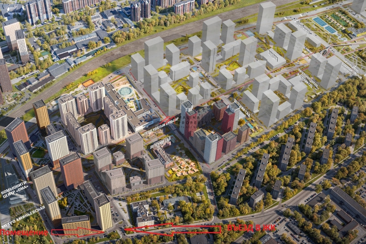 Аренда нежилого помещения  в ЖК "Матвеевский парк"