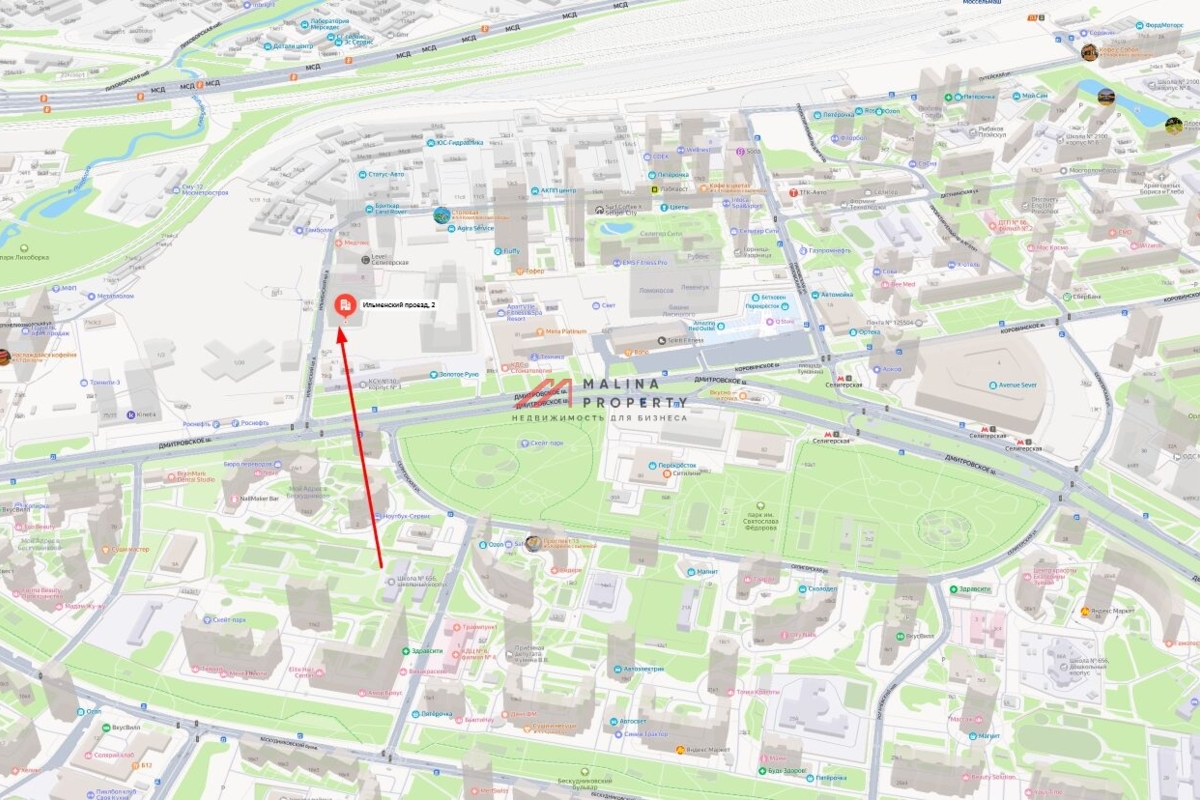 Аренда торгового помещения в ЖК "Дмитровское небо" 