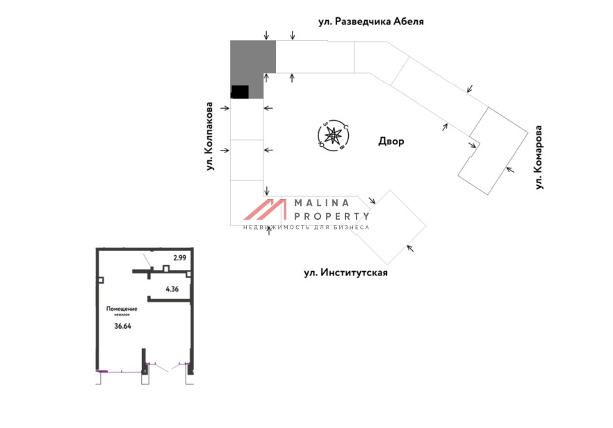 Продажа торгового помещения в ЖК "Страна Парковая"
