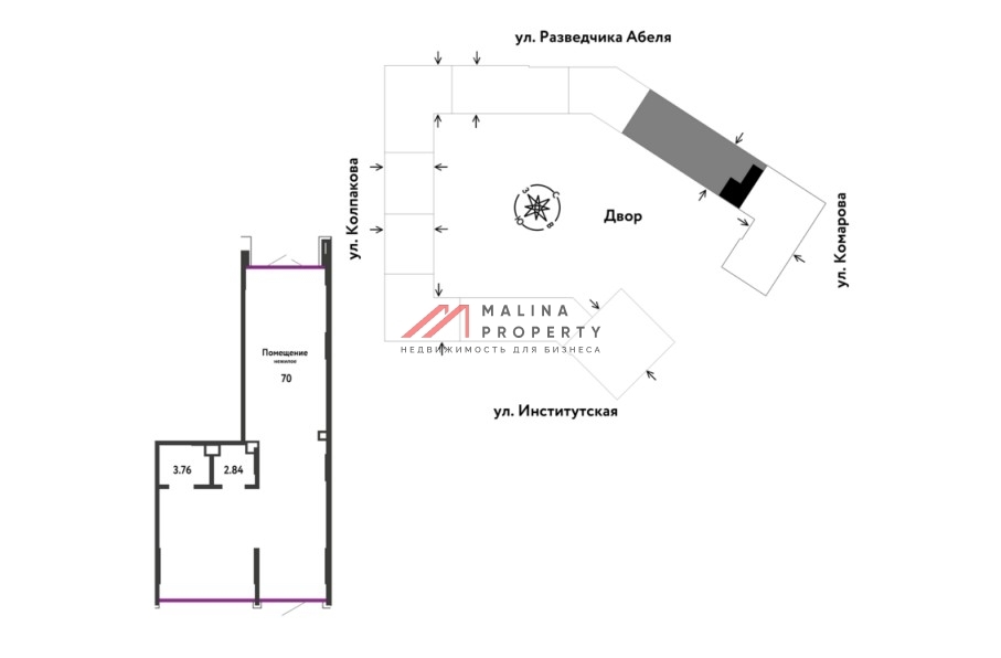 Продажа торгового помещения в ЖК "Страна Парковая"