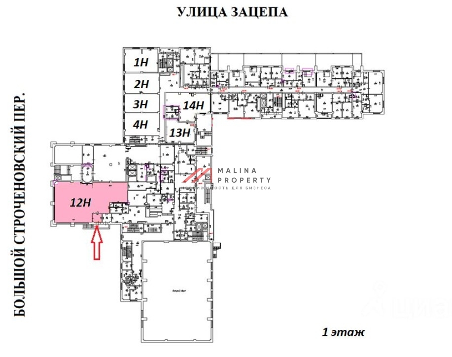 Продажа помещения в ЖК Резиденция Замоскворечье