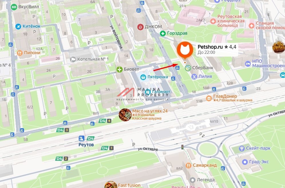 Продажа торгового помещения с арендатором