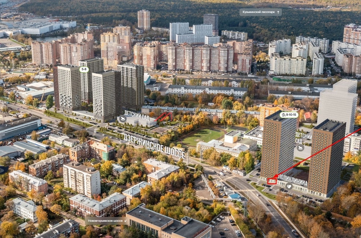 Продажа помещения с арендатором Магнит у дома в ЖК "Томилинский Бульвар" 