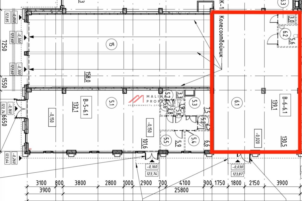 Аренда торгового помещения в ЖК Shagal