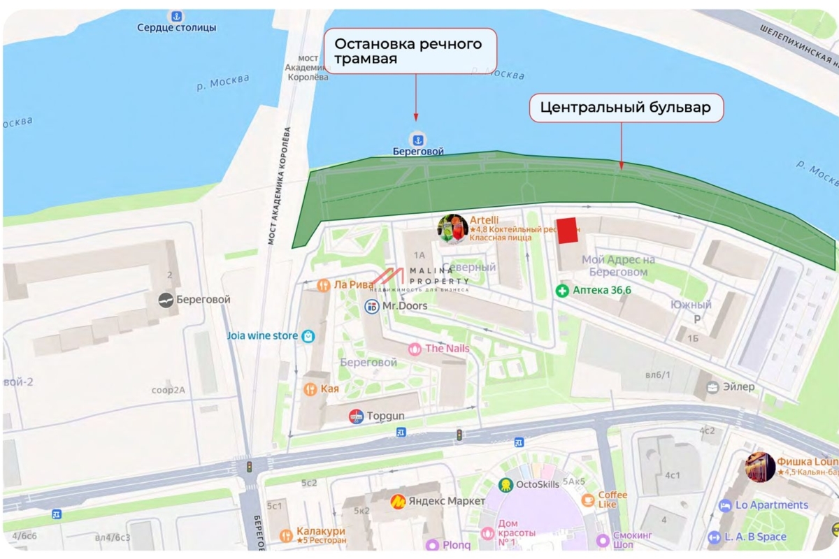 Продажа помещения с арендатором French Bakery