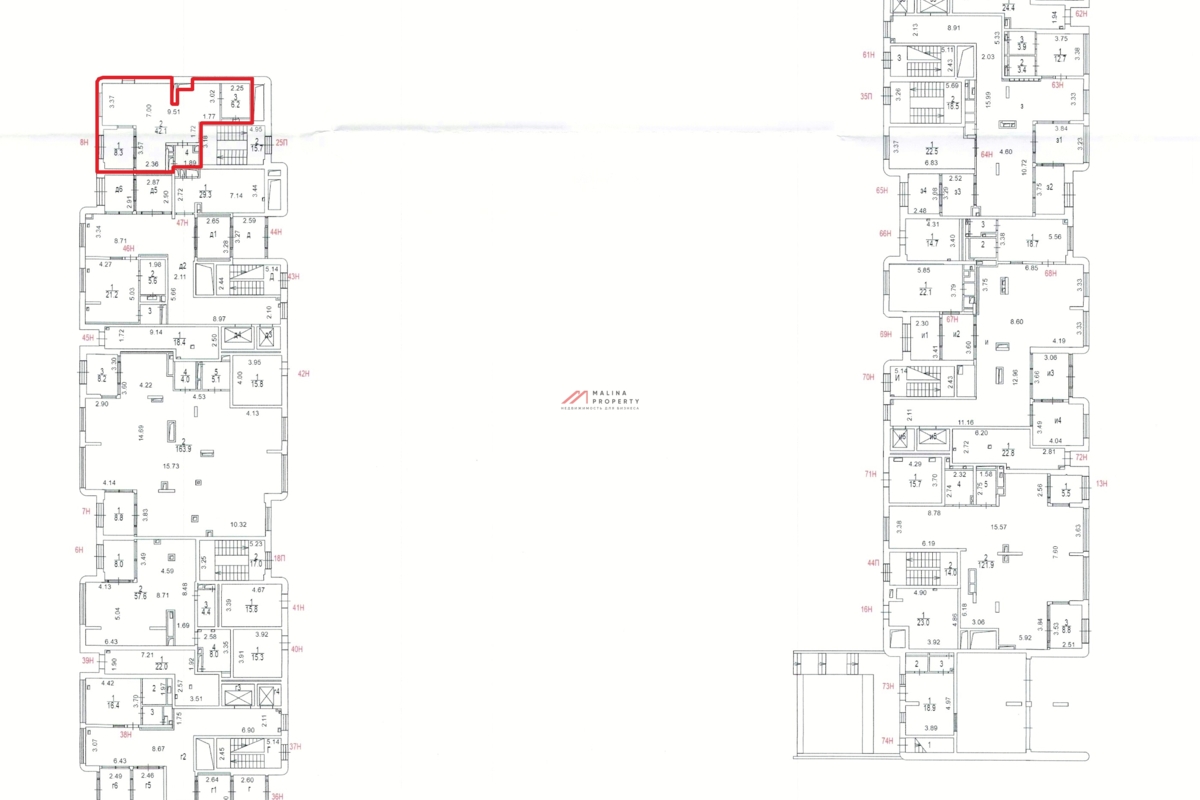 Аренда торгового помещения в новом доме