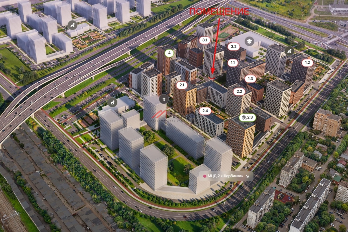 Продажа торгового помещения в ЖК Никольские луга