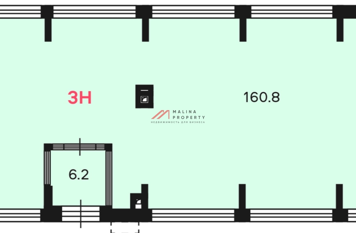 Аренда торгового помещения в новом жилом доме