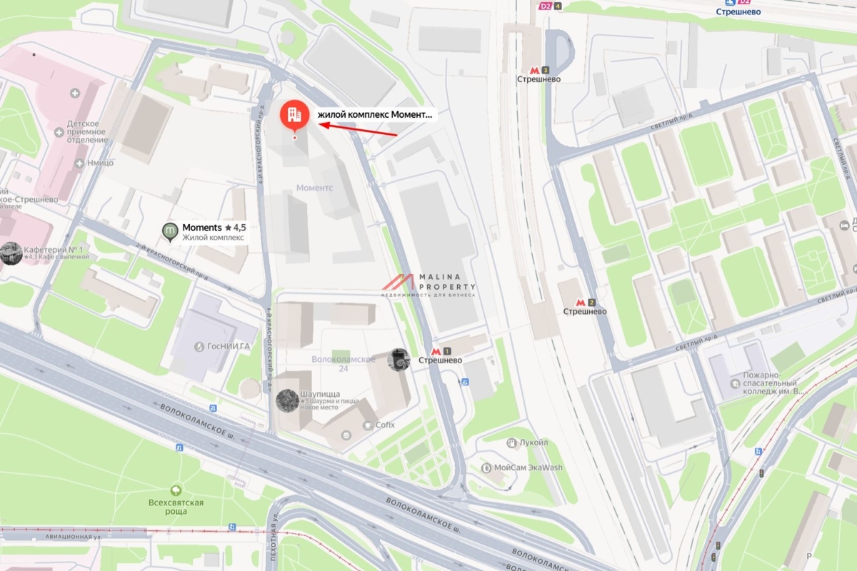 Продажа нежилого помещения в ЖК Moments  