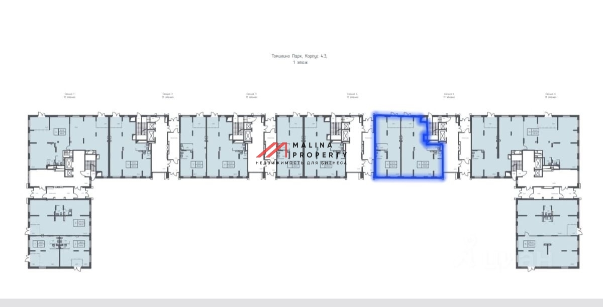 Продажа торгового помещения в ЖК "Томилино парк" 