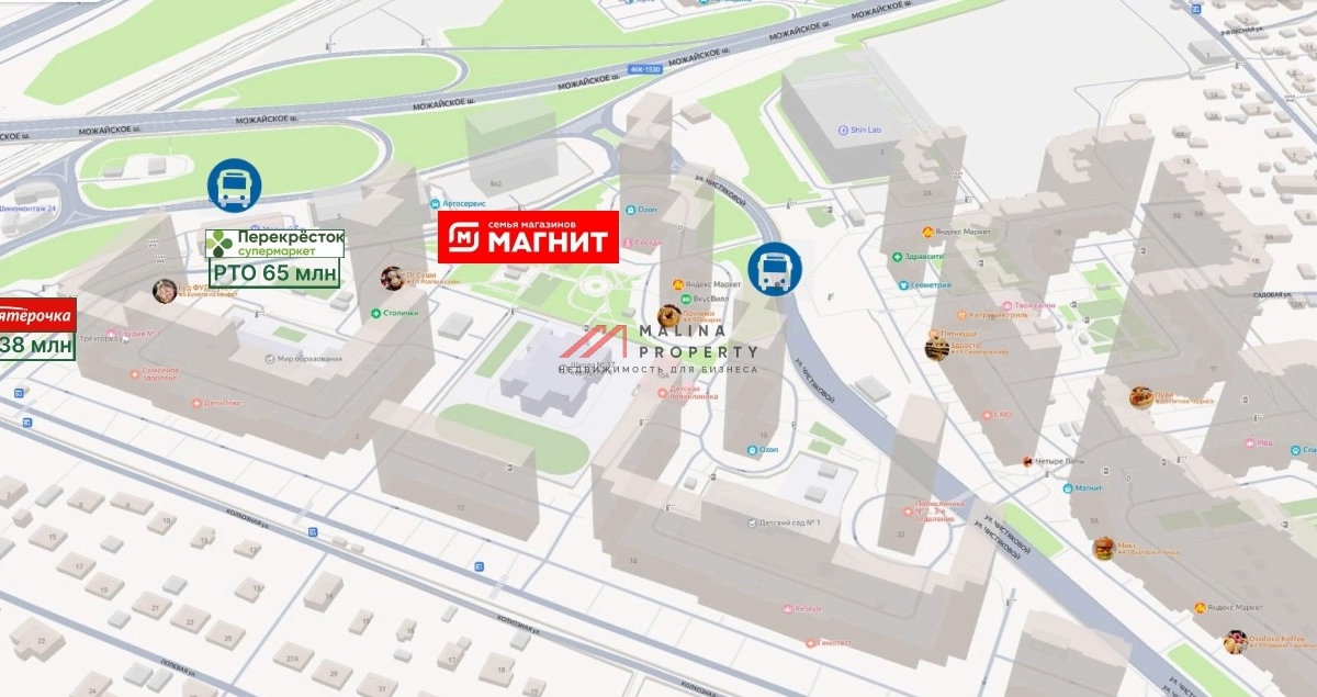 Продажа торгового помещения с супермаркетом Магнит