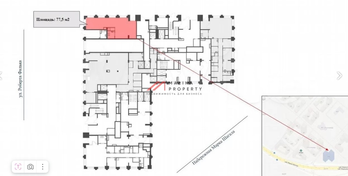 Продажа торгового помещения в ЖК "Shagal"