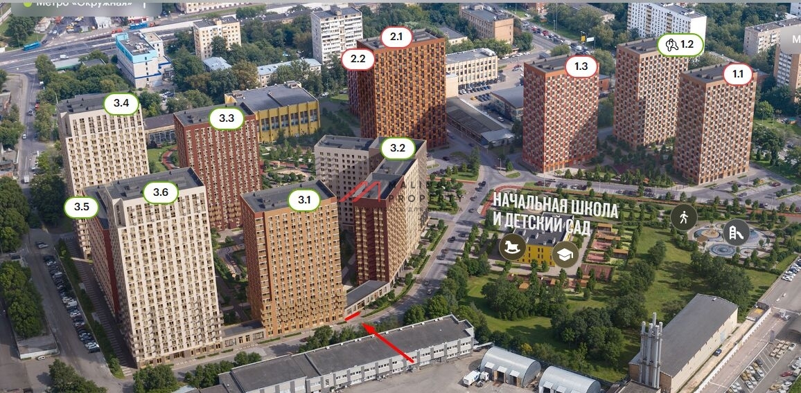 Продажа помещения в жилом комплексе Большая Академическая 85
