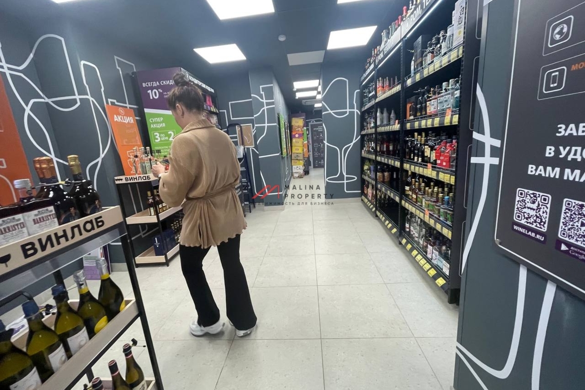 Продажа торгового помещения с арендатором Винлаб