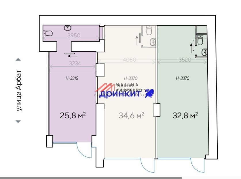Продажа коммерческого помещения сетевой кофейней «Дринкит»