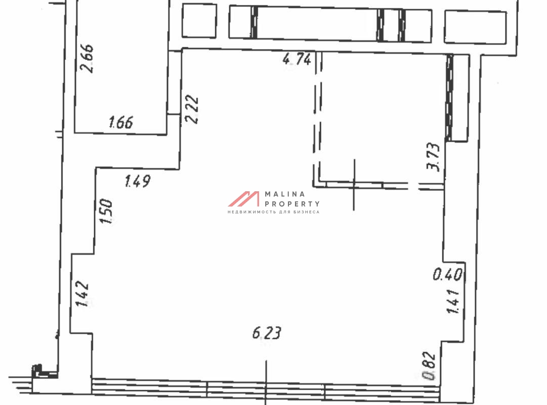 Аренда торгового помещения в жилом комплексе "Остров"
