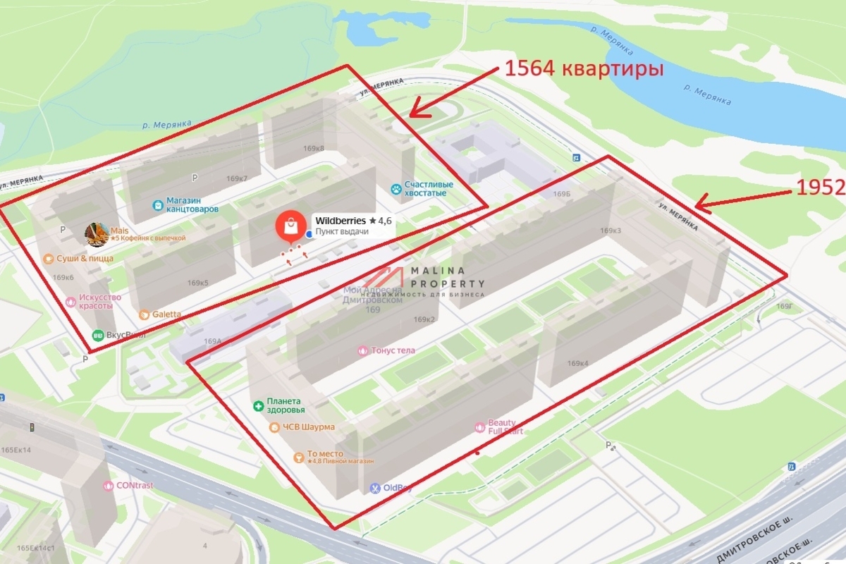 Продажа торгового помещения с сетевыми арендаторами