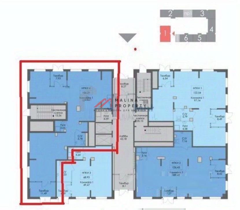 Аренда торгового помещения в ЖК «Середневский лес»