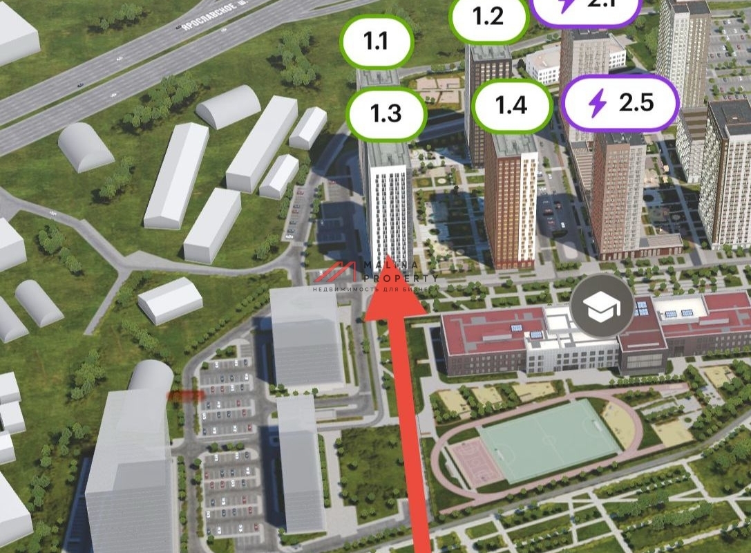 Аренда торгового помещения в ЖК "Ярославский квартал"