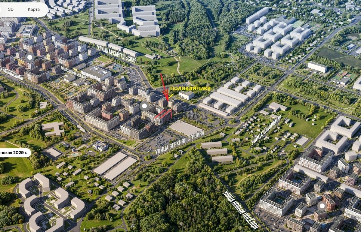 Продажа торгового помещения напротив поликлиники в ЖК Ильинские луга