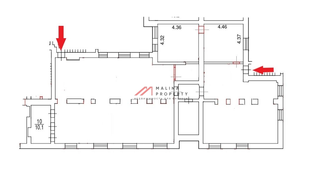 Продажа торгового помещения на улице Правды