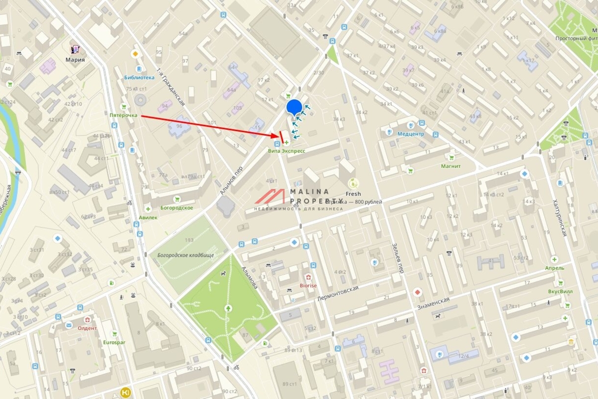 Продажа коммерческого помещения с арендаторами