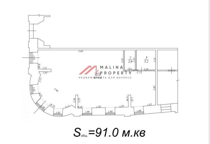Продажа торгового помещения в ЖК Fantastic House