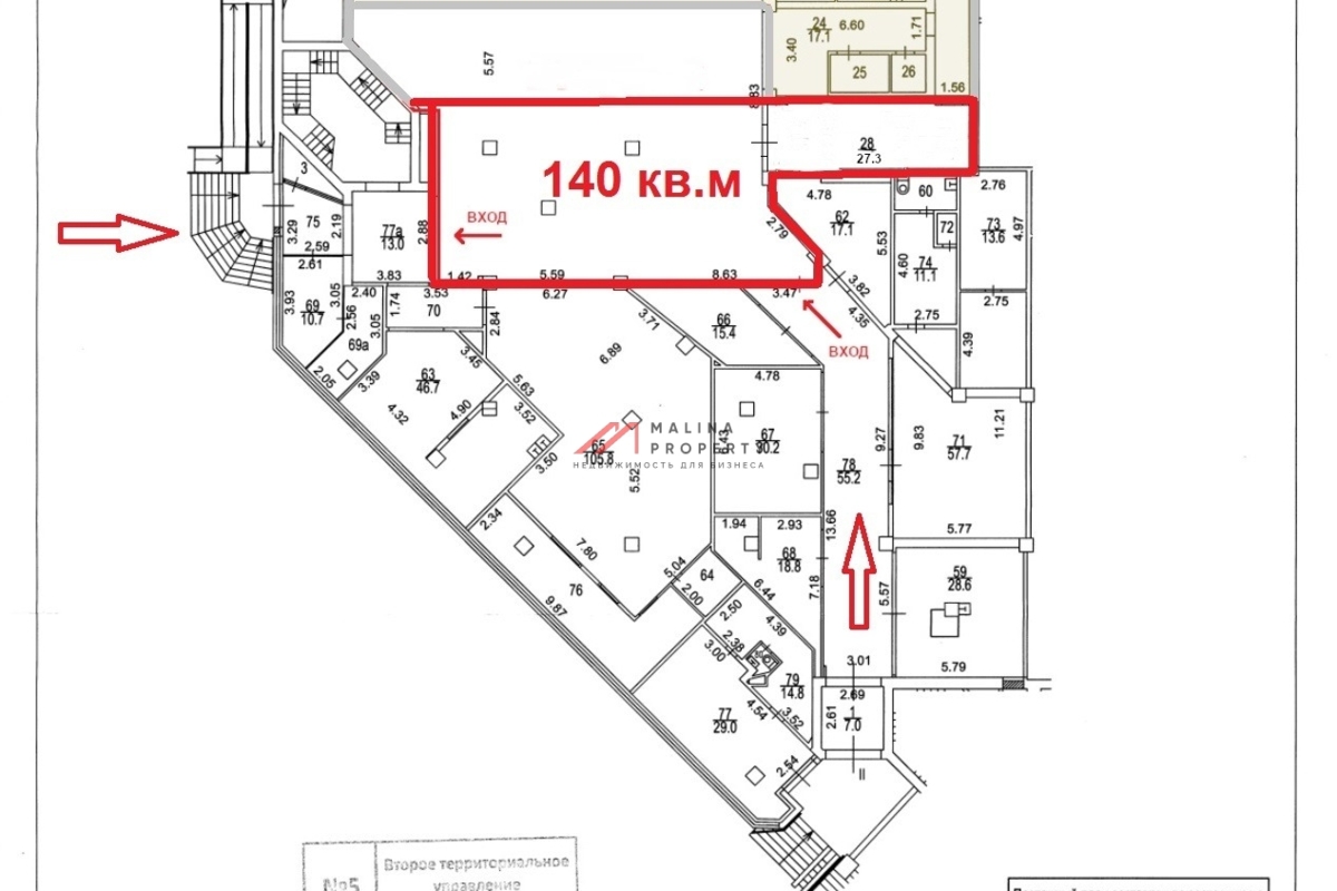 Аренда торгового помещения на Братиславской