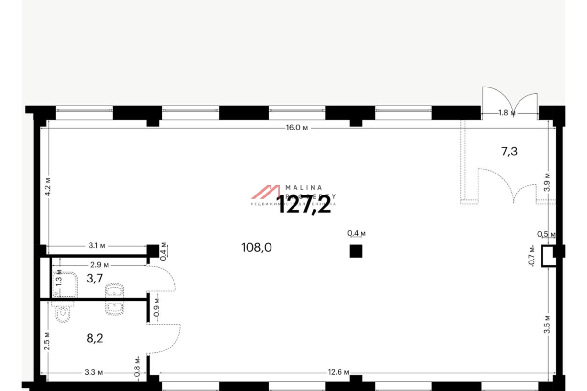 Продажа нежилого помещения в ЖК "Бусиновский Парк" 