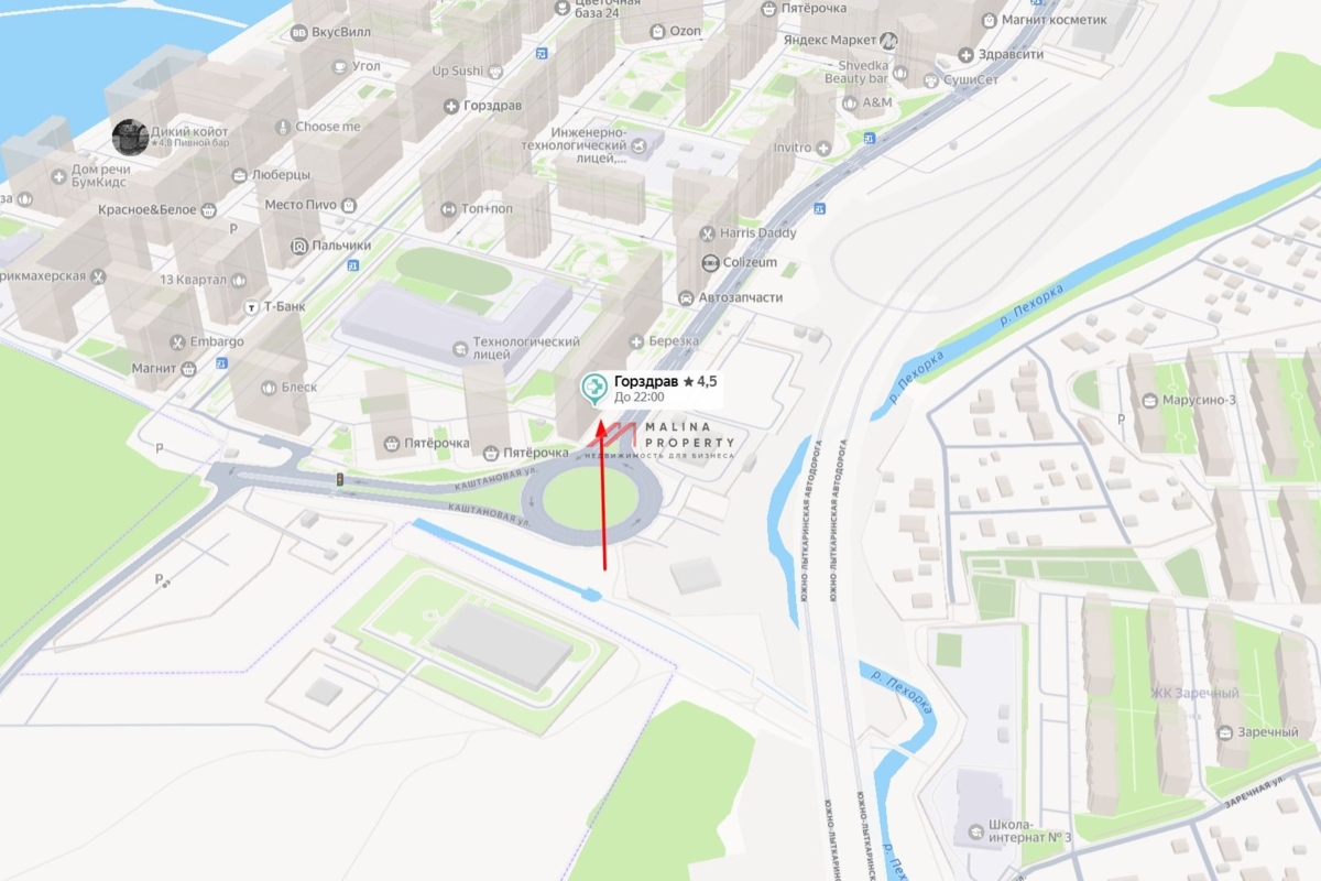 Продажа помещения с аптекой "Горздрав" в ЖК "Люберцы 2017"