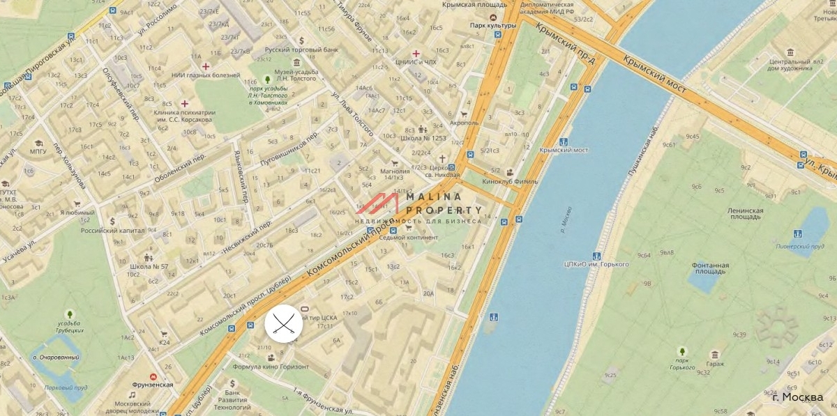 Аренда особняка в Хамовниках